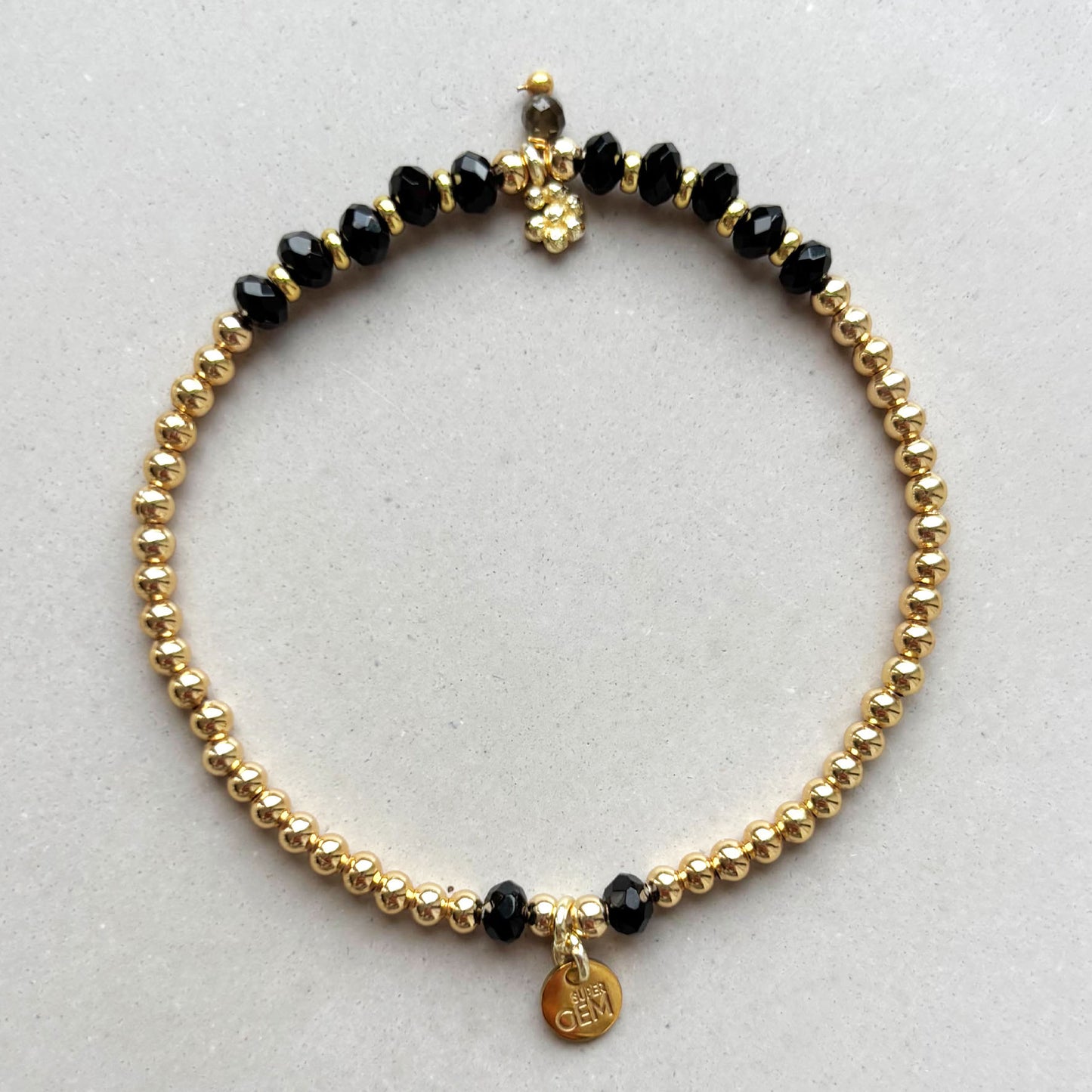 GOLDEN DOTS CHARM BLACK