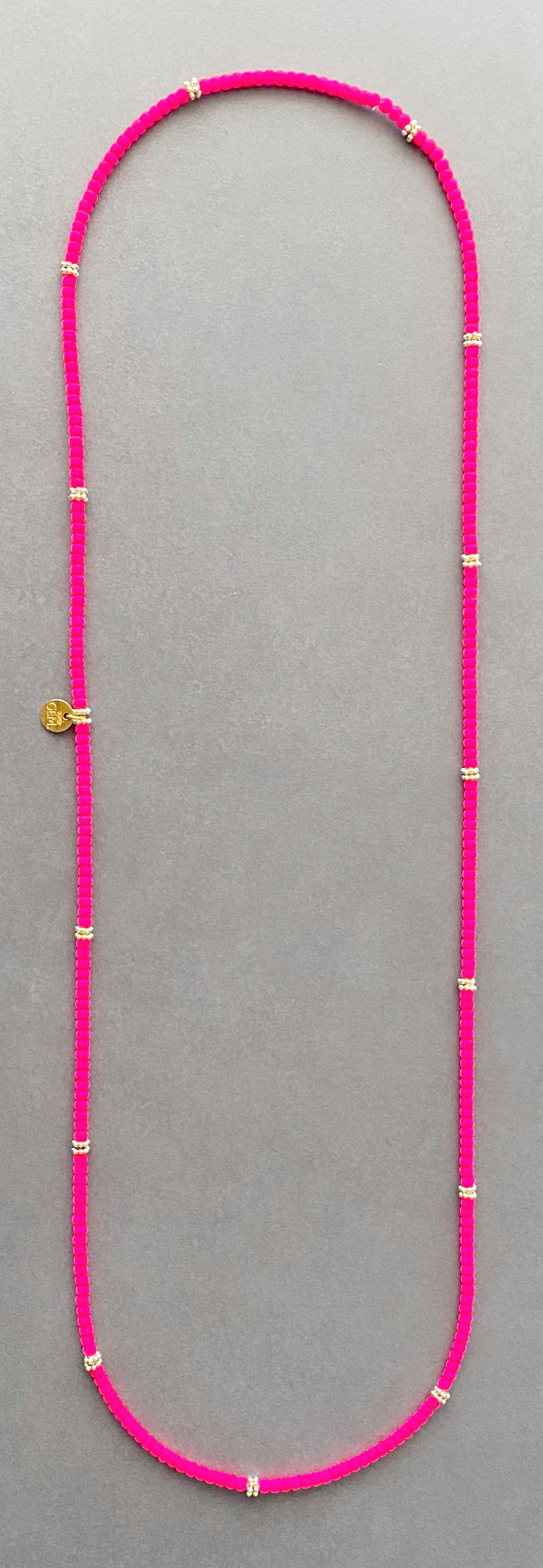 NECKLACE PINK 80CM