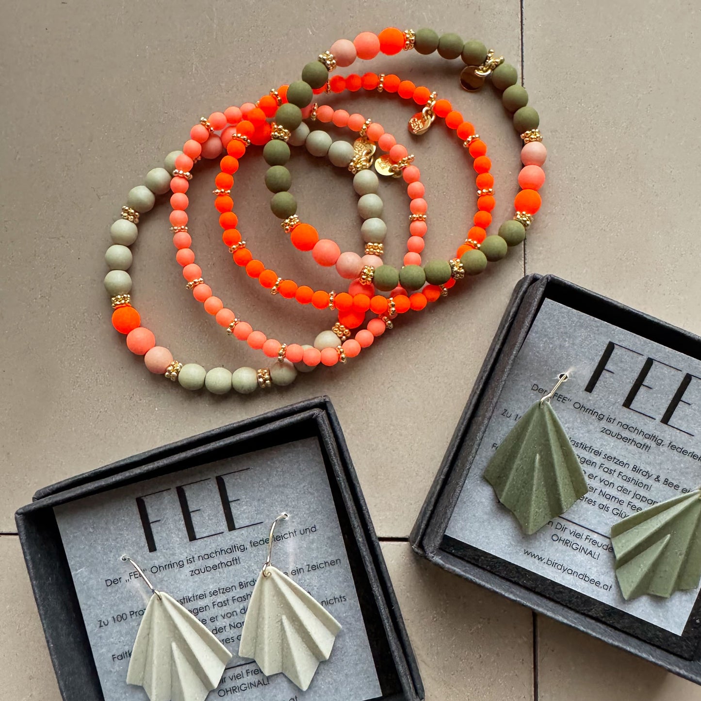 Earrings Fee Olive