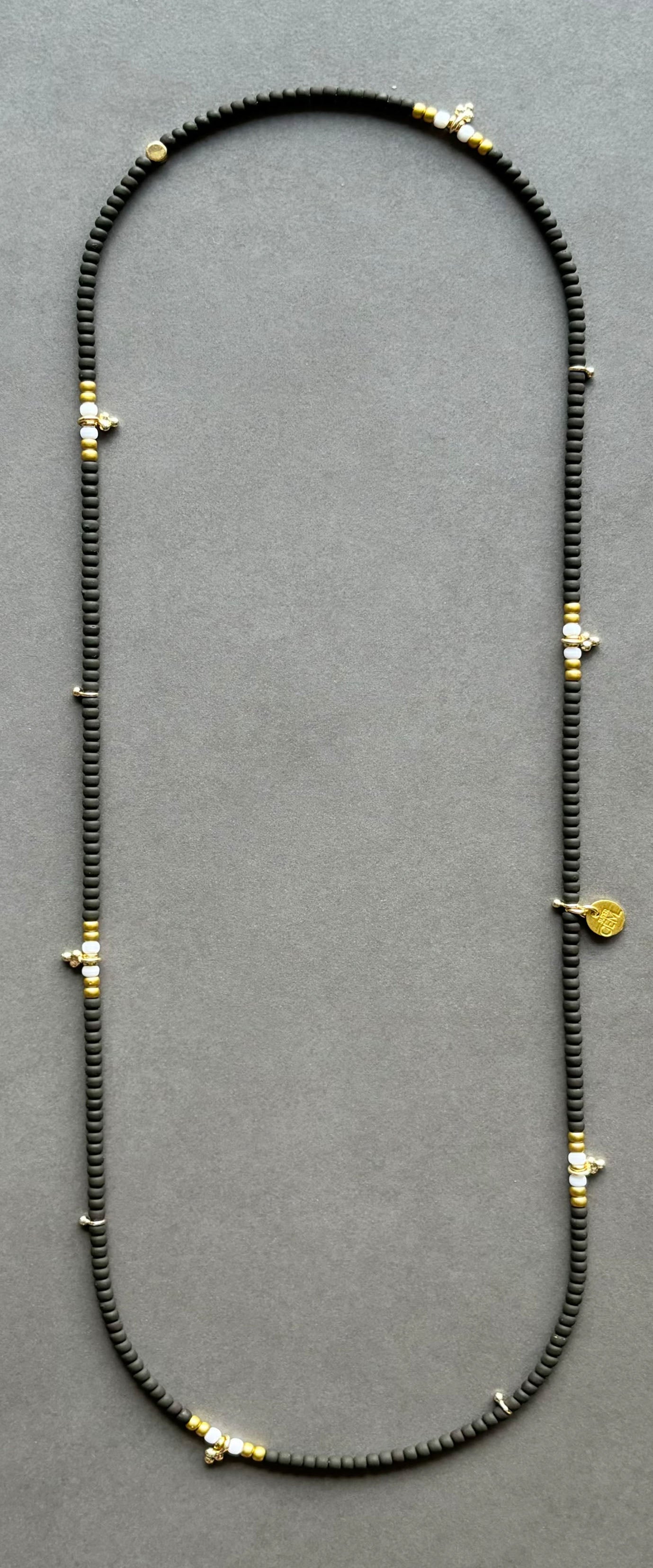 NECKLACE NEW BLACK 70CM