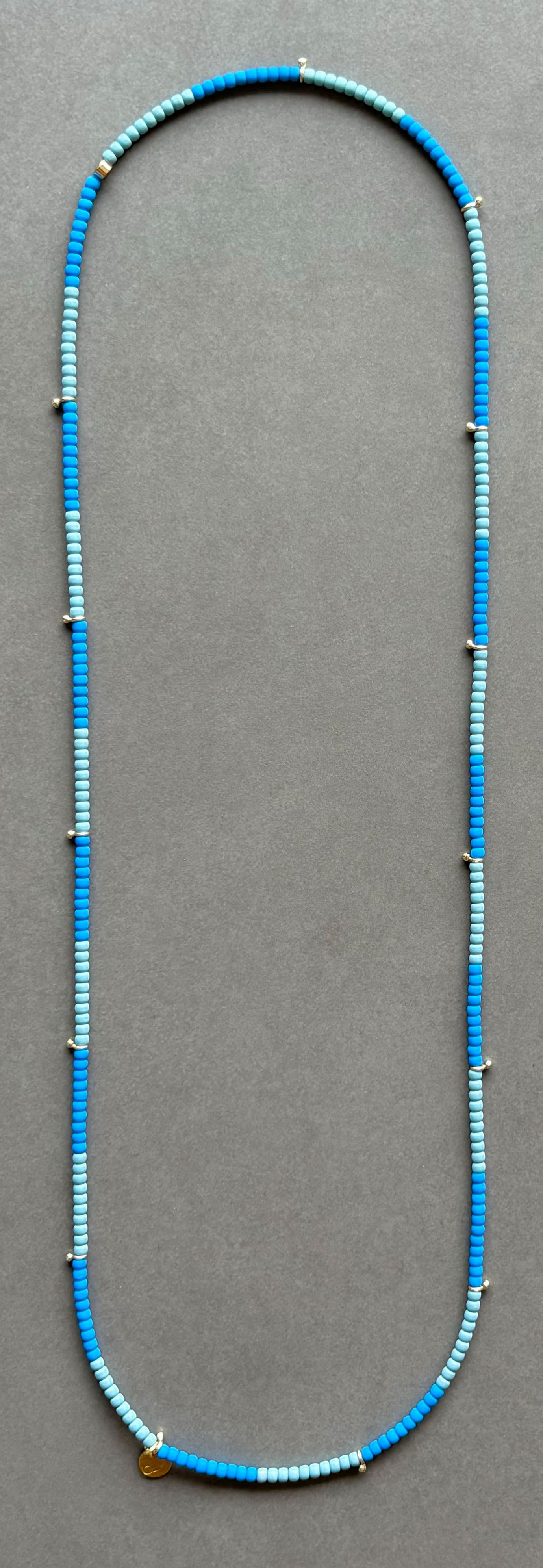 NECKLACE STRIPE BLUE