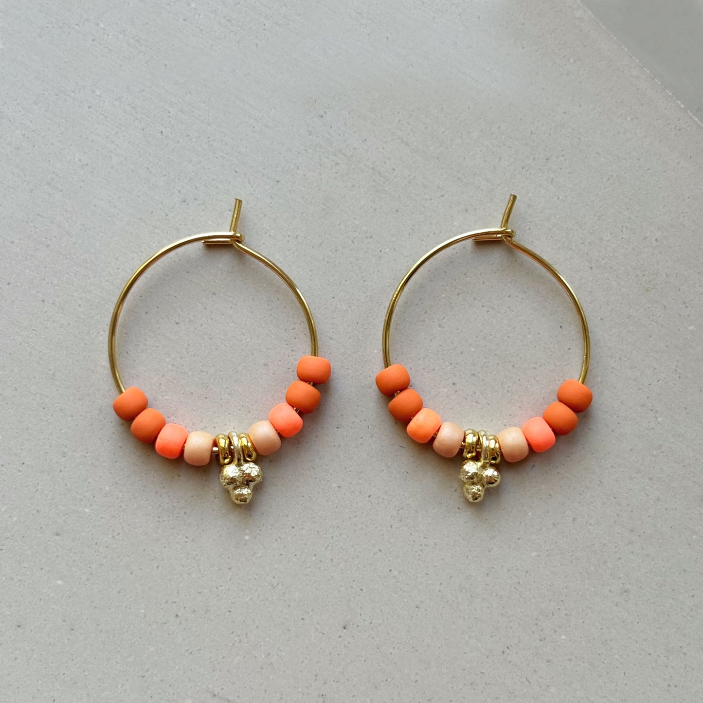EARRINGS CARAMEL