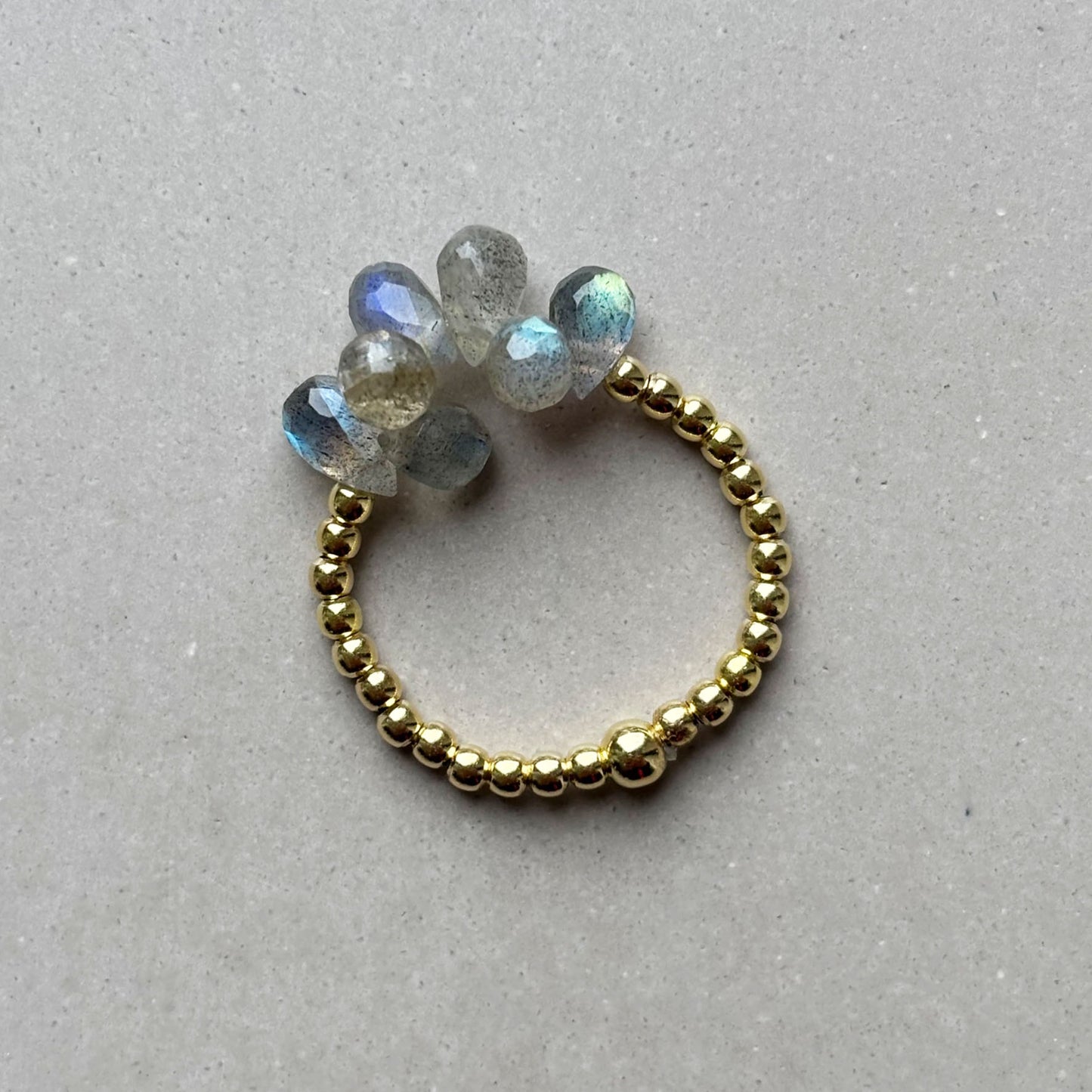 Ring Drops Light Grey
