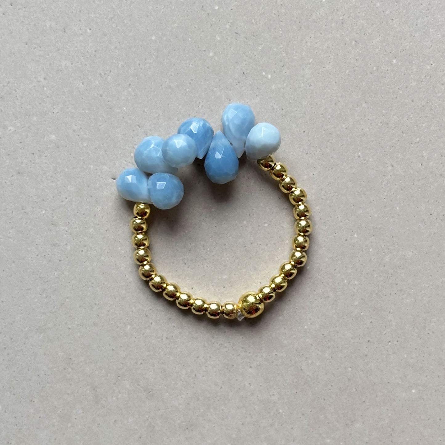 Ring Drops Light Blue