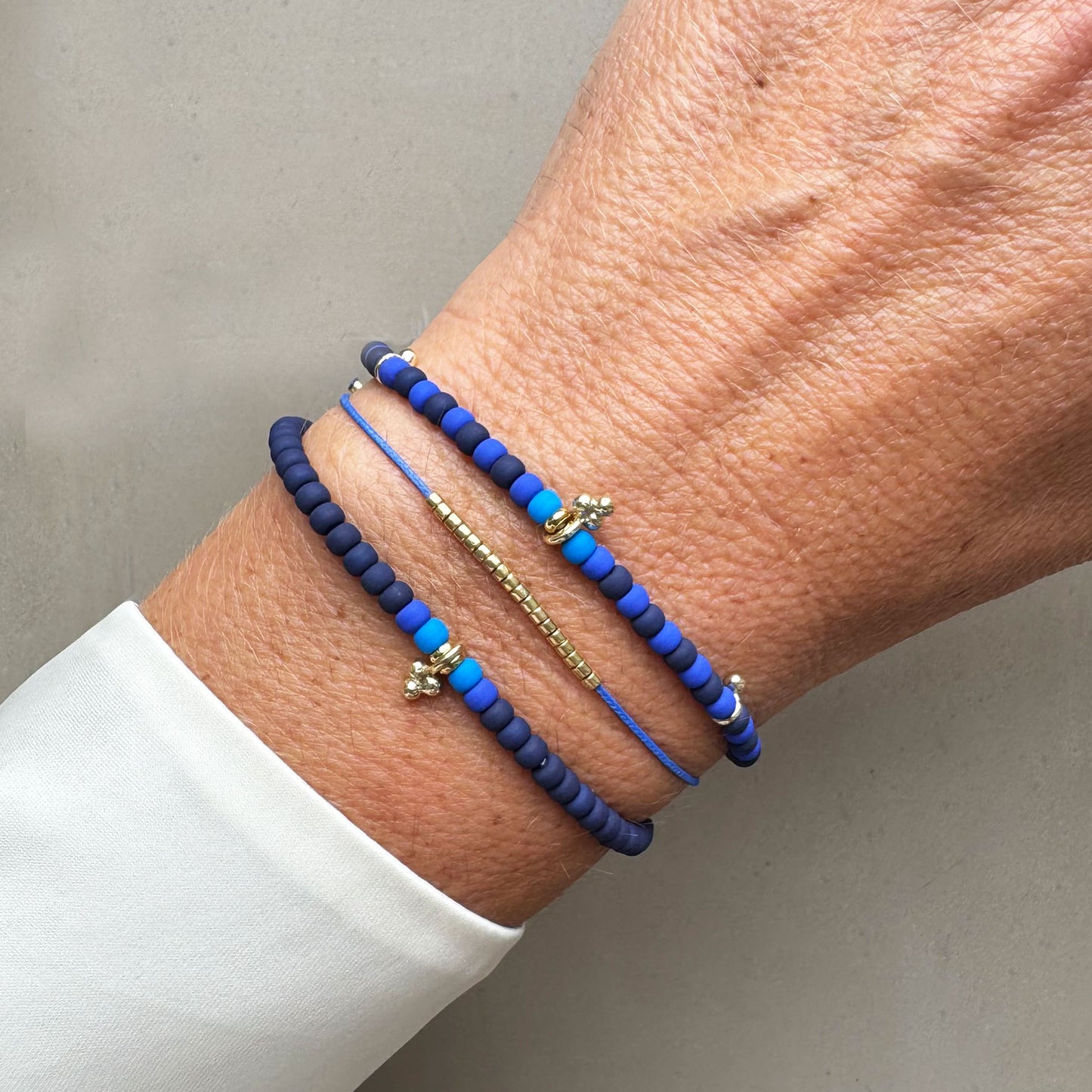 Fadenarmband Blue