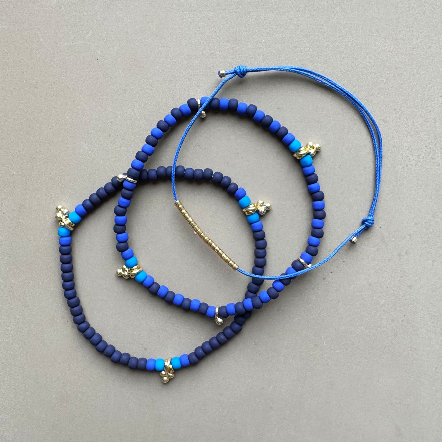 Fadenarmband Blue