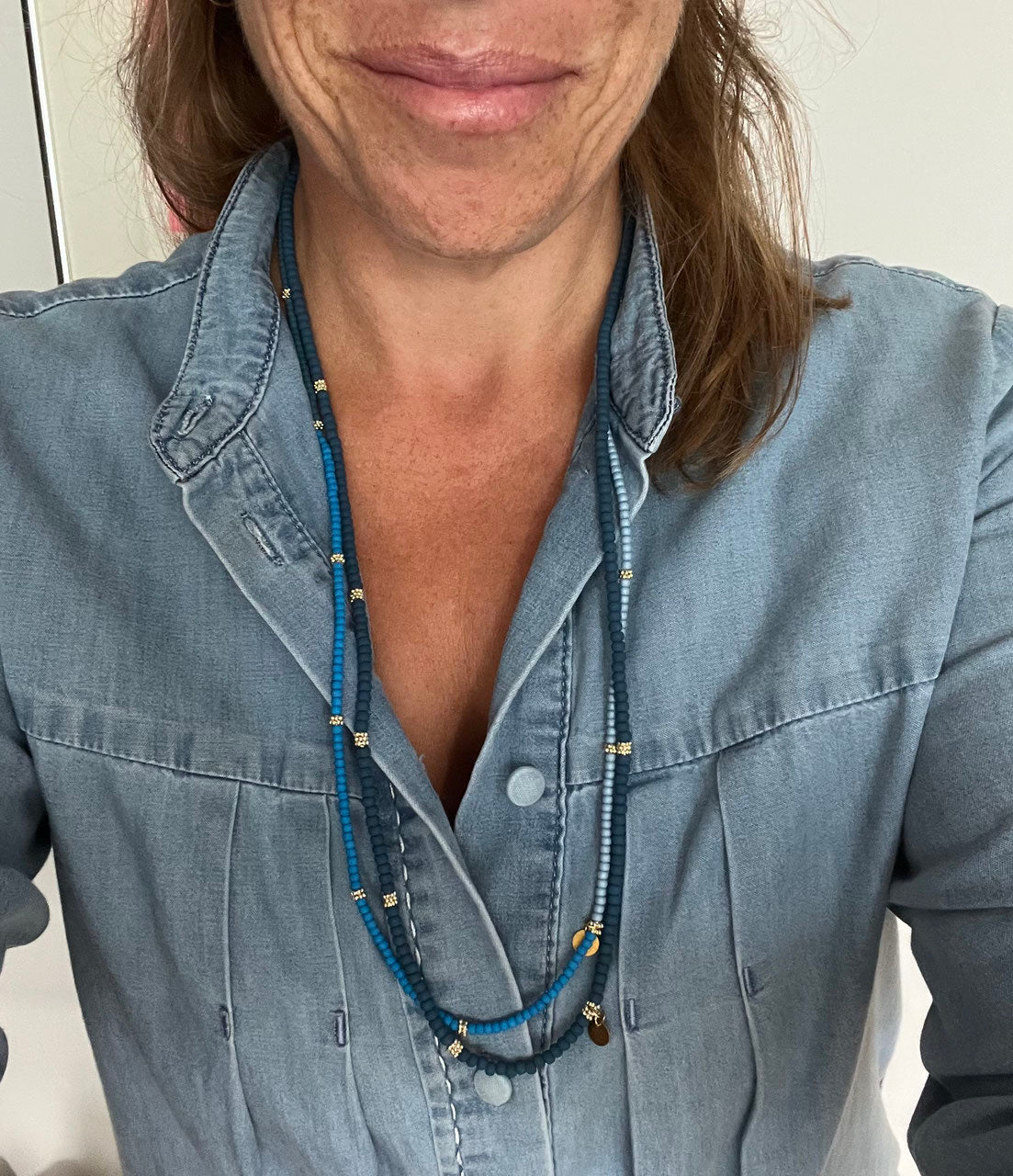 NECKLACE BLUE SEA