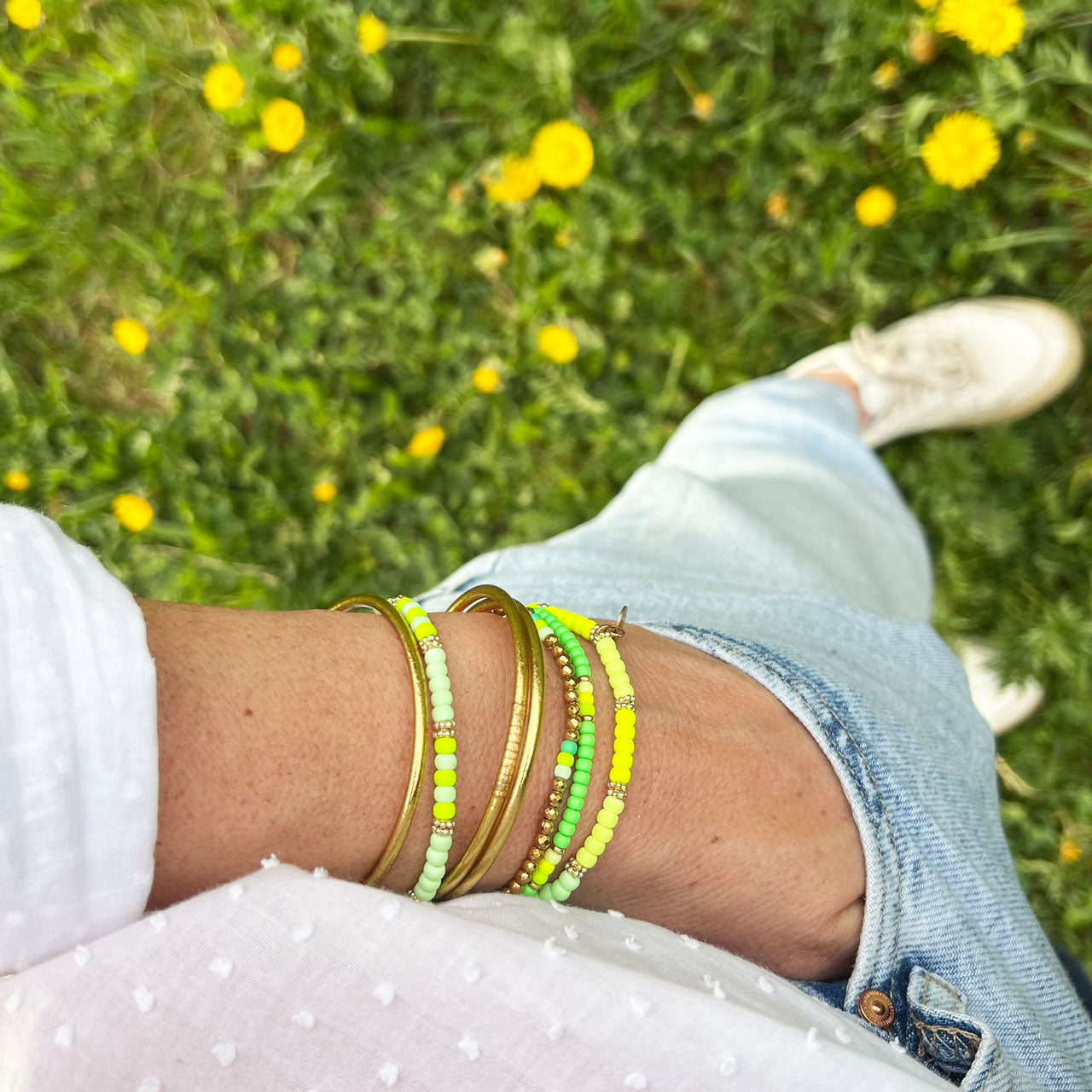 ROC STRIPE SORBET GREEN LIME