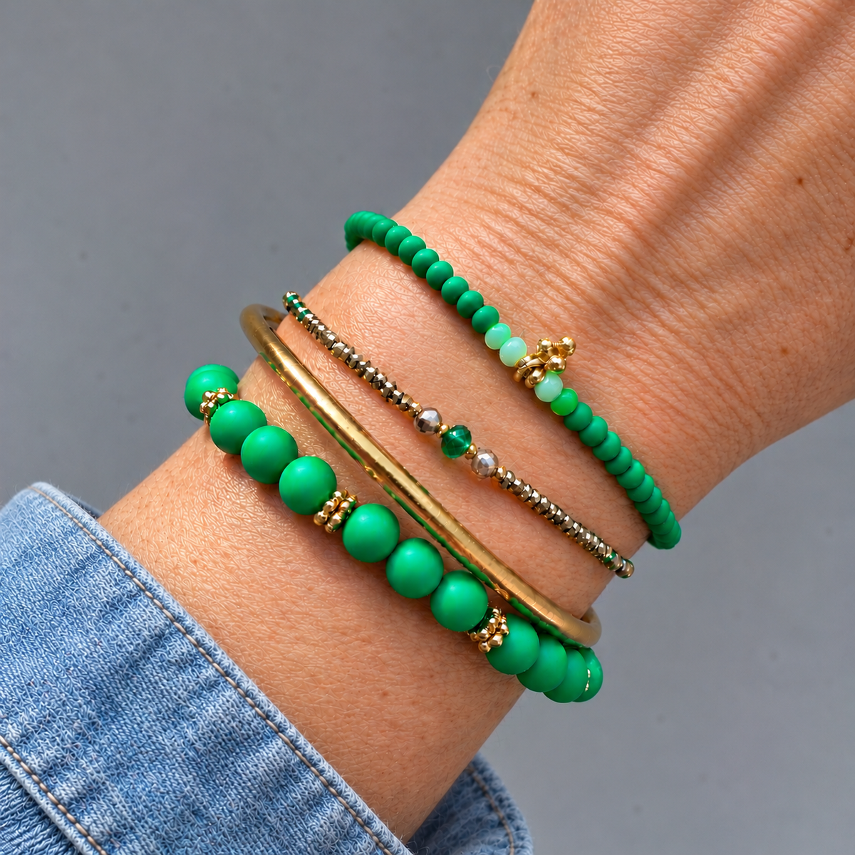 Fadenarmband Peacock