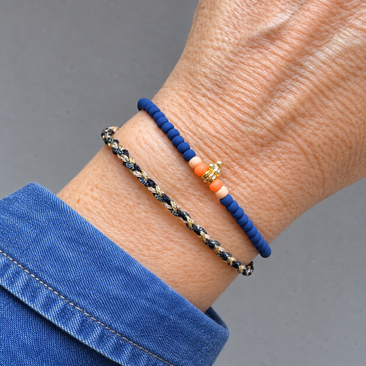 Braided thread bracelet