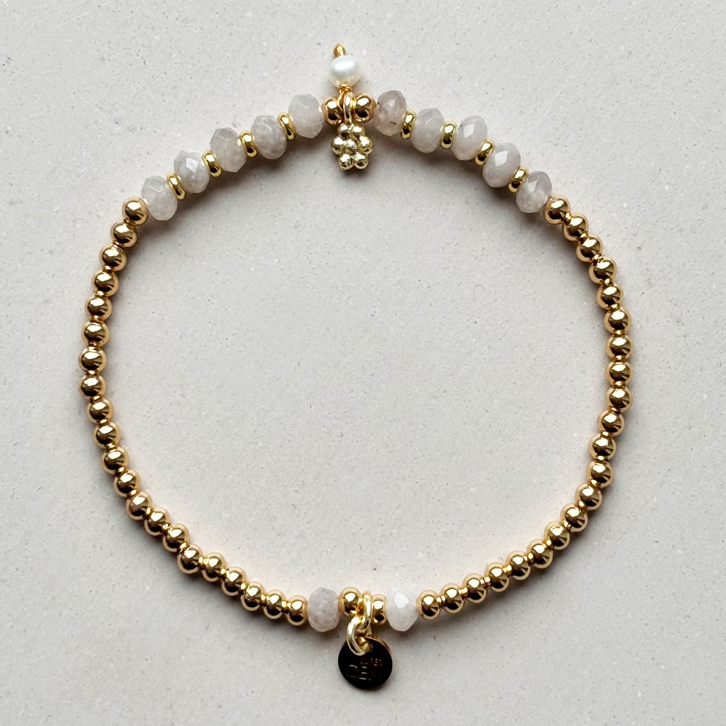 GOLDEN DOTS CHARM GREY