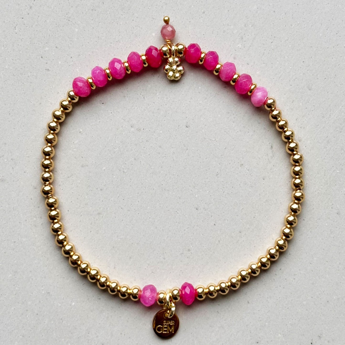 GOLDEN DOTS CHARM PINK