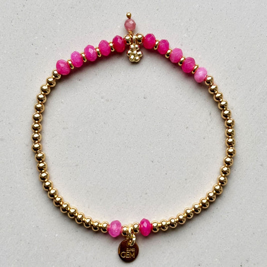 GOLDEN DOTS CHARM PINK