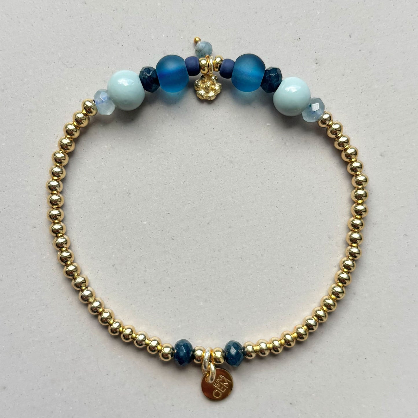 GOLDEN DOTS SORBET BLUE