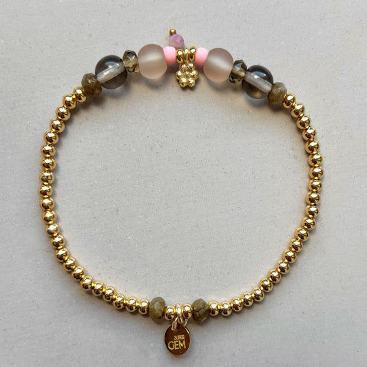 GOLDEN DOTS SORBET GREY