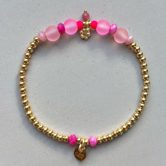 GOLDEN DOTS SORBET PINK