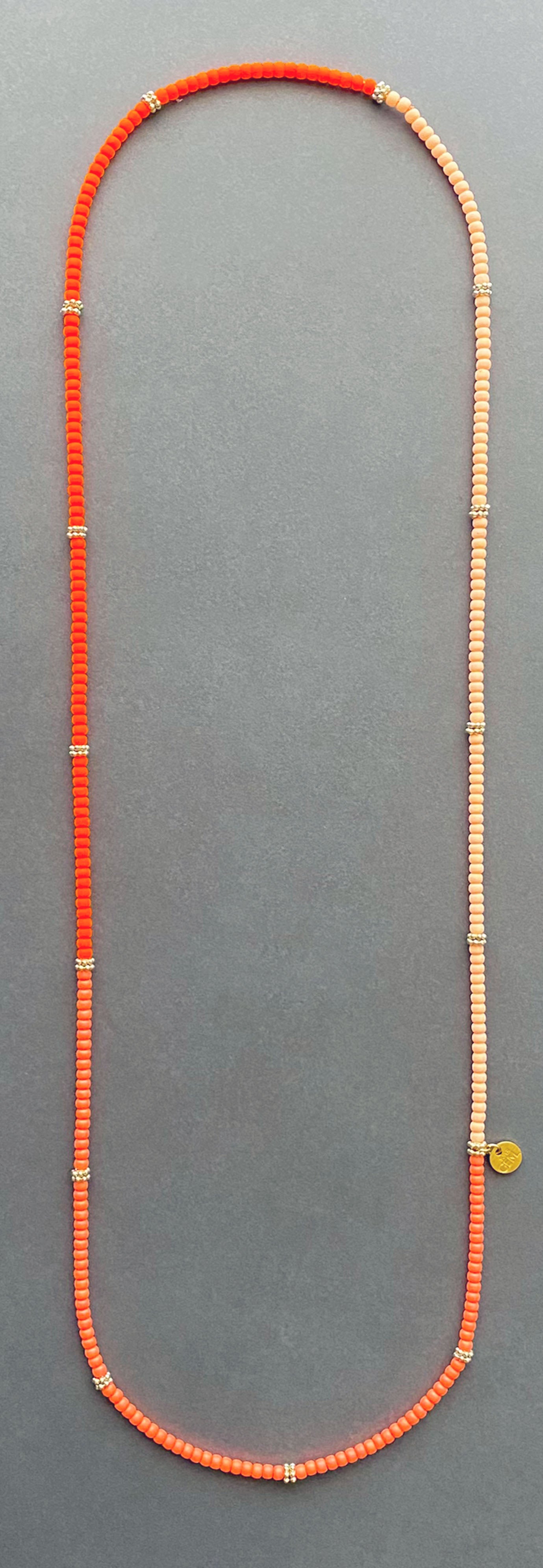 NECKLACE ORANGE LOVER