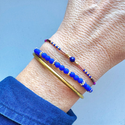 Fadenarmband Blue