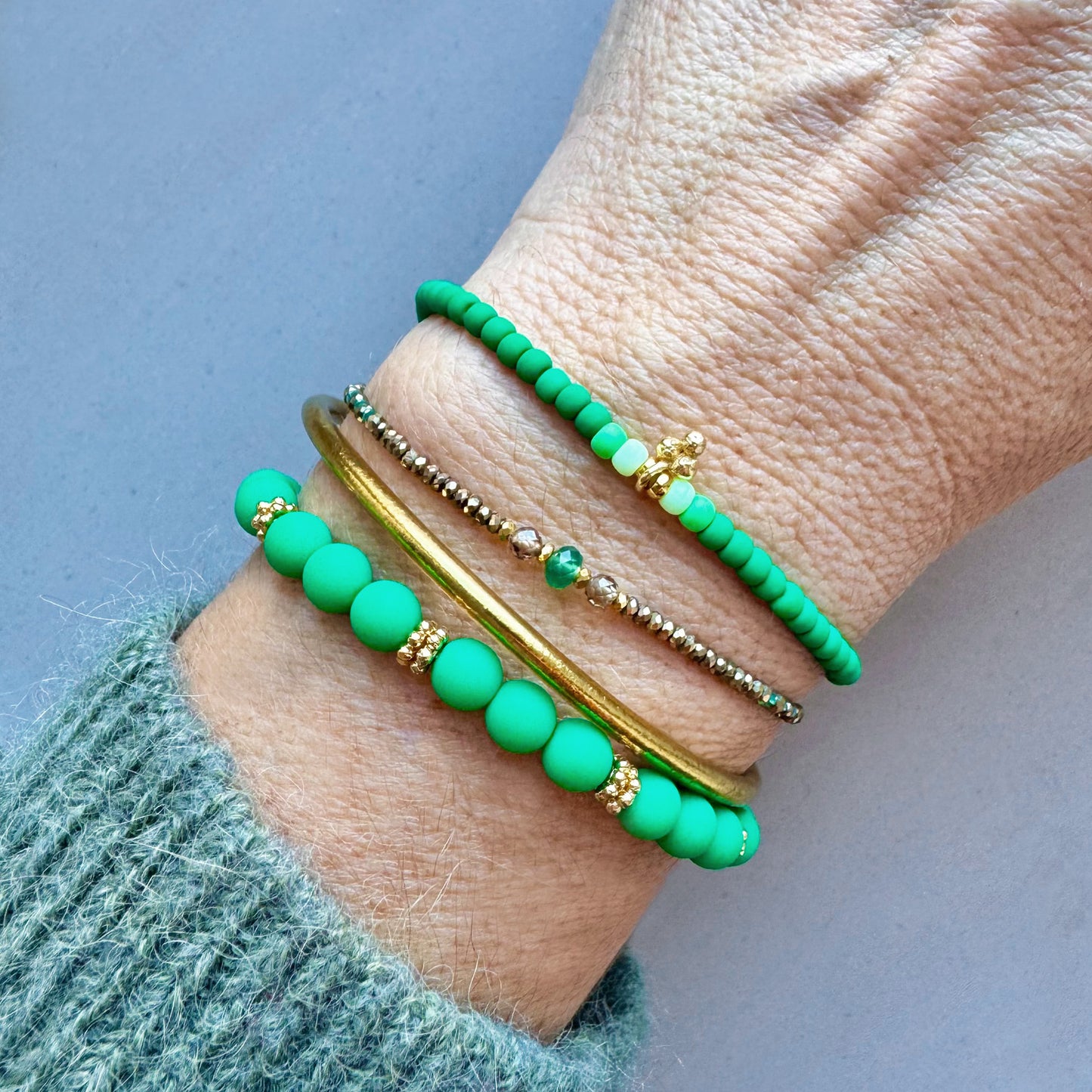 Fadenarmband Peacock