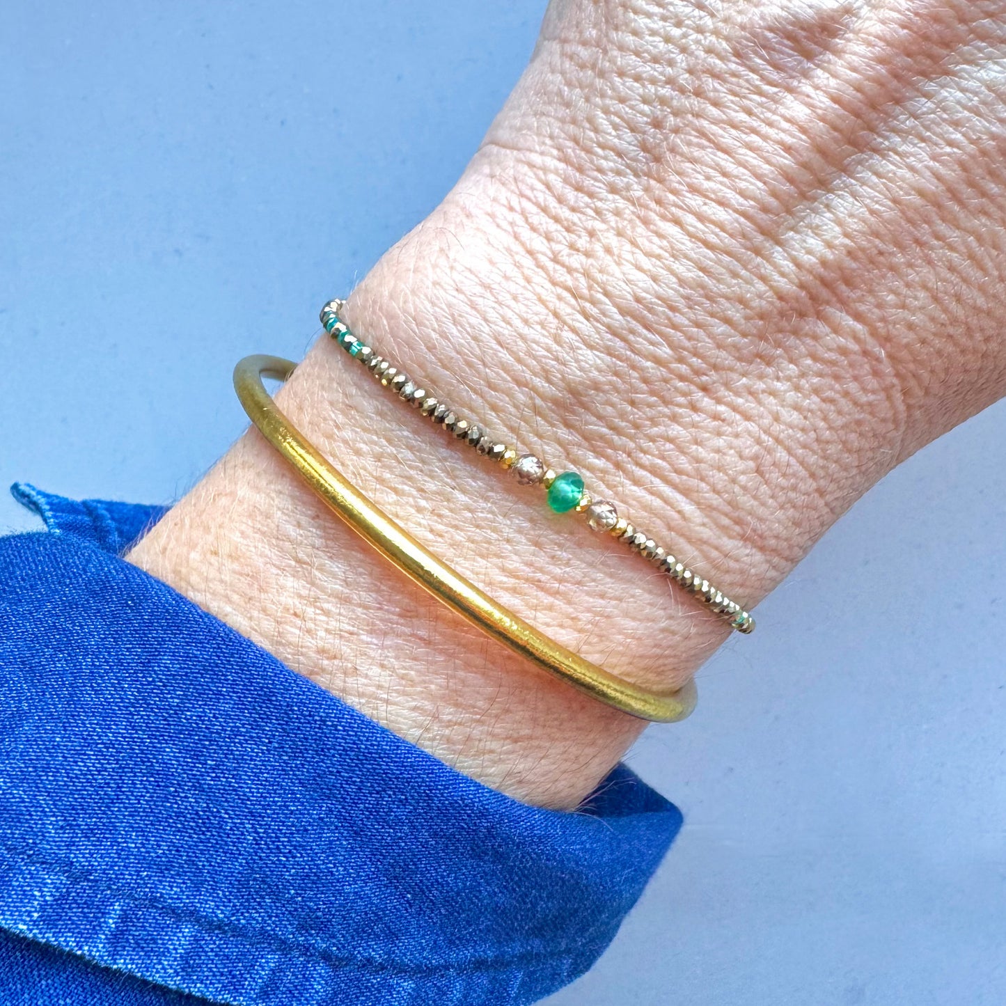 Fadenarmband Peacock