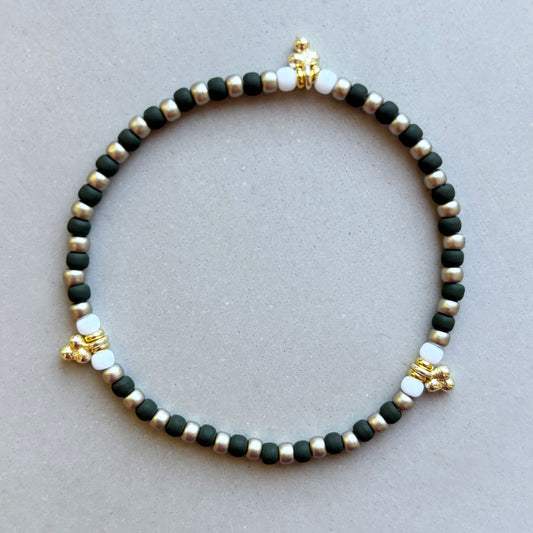 MINI ROC STRIPE BLACK SILVER