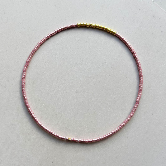 Miyuki Armreif light rose