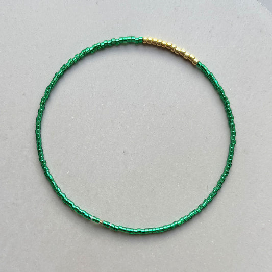 Miyuki Armreif shiny green