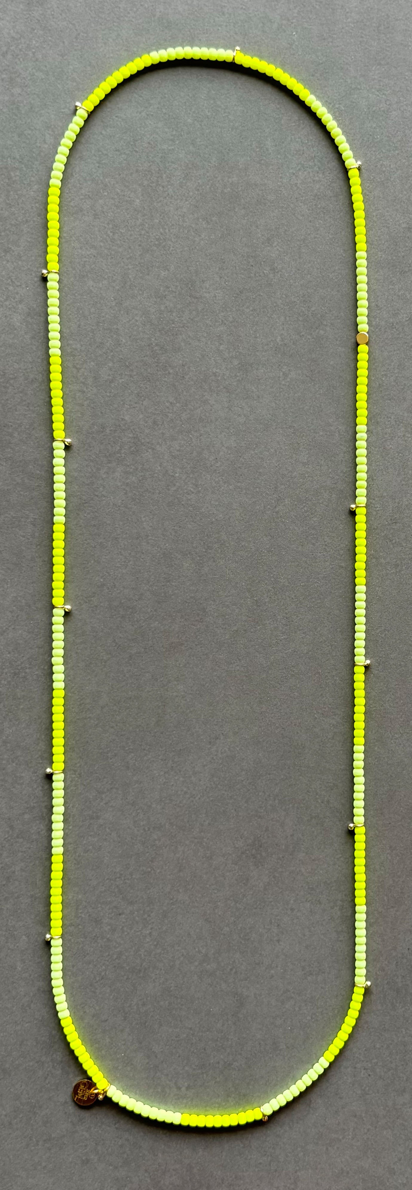NECKLACE STRIPE YELLOW