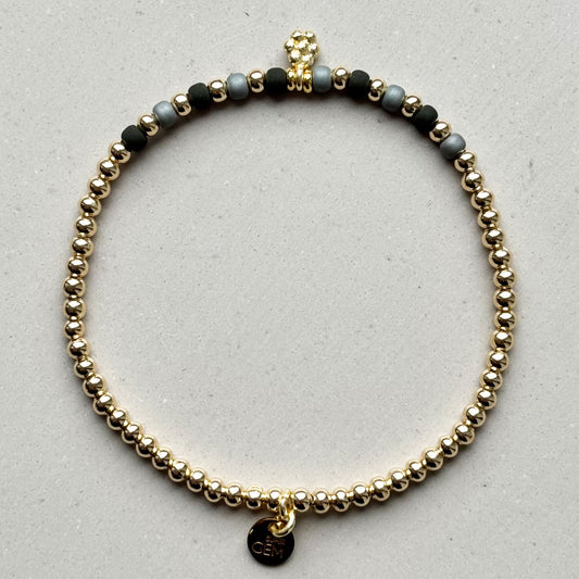 GOLDEN DOTS NEW BLACK