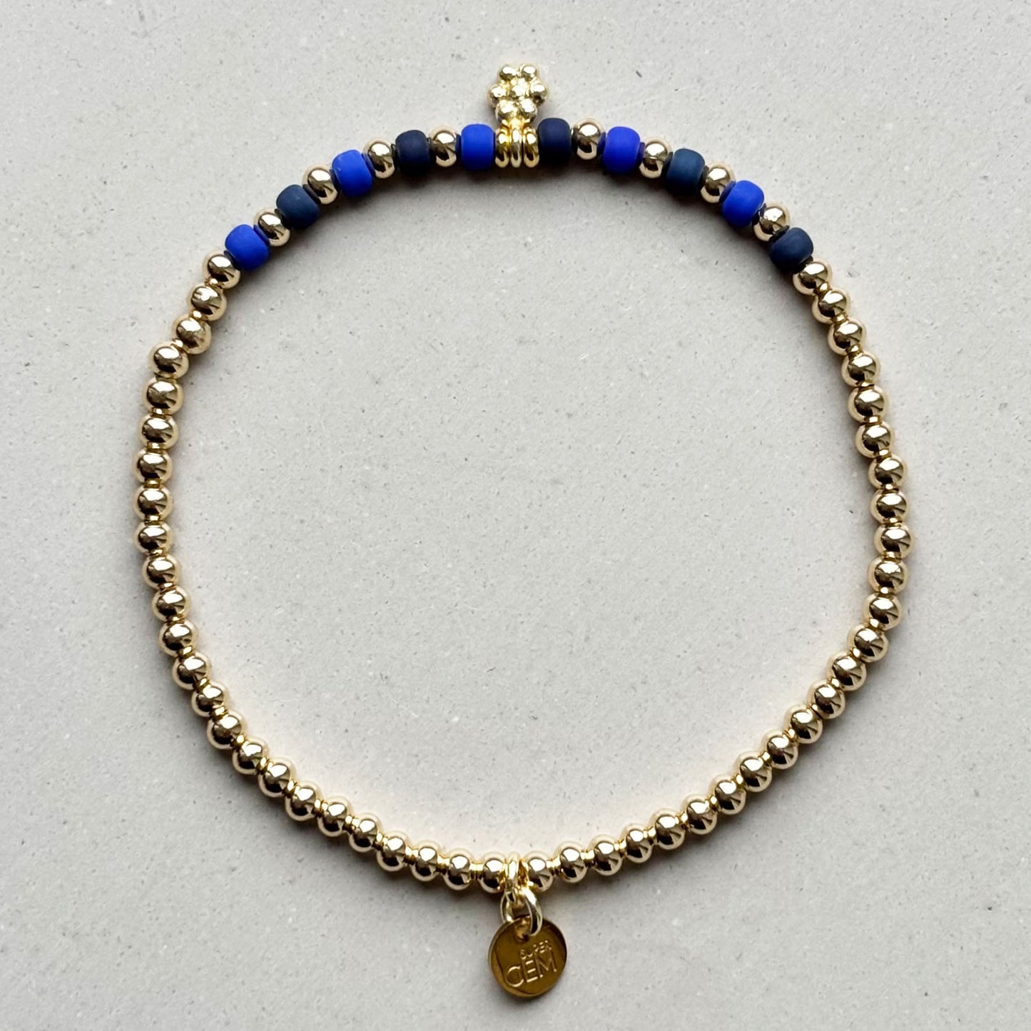 GOLDEN DOTS NEW BLUE