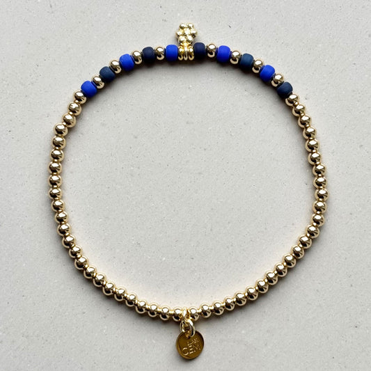 GOLDEN DOTS NEW BLUE