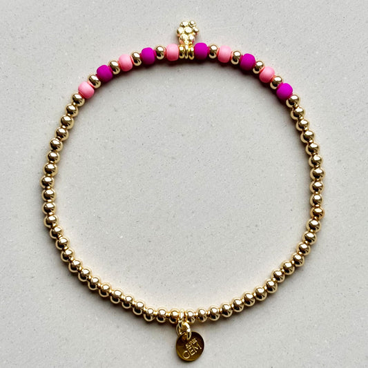 GOLDEN DOTS NEW FUCHSIA