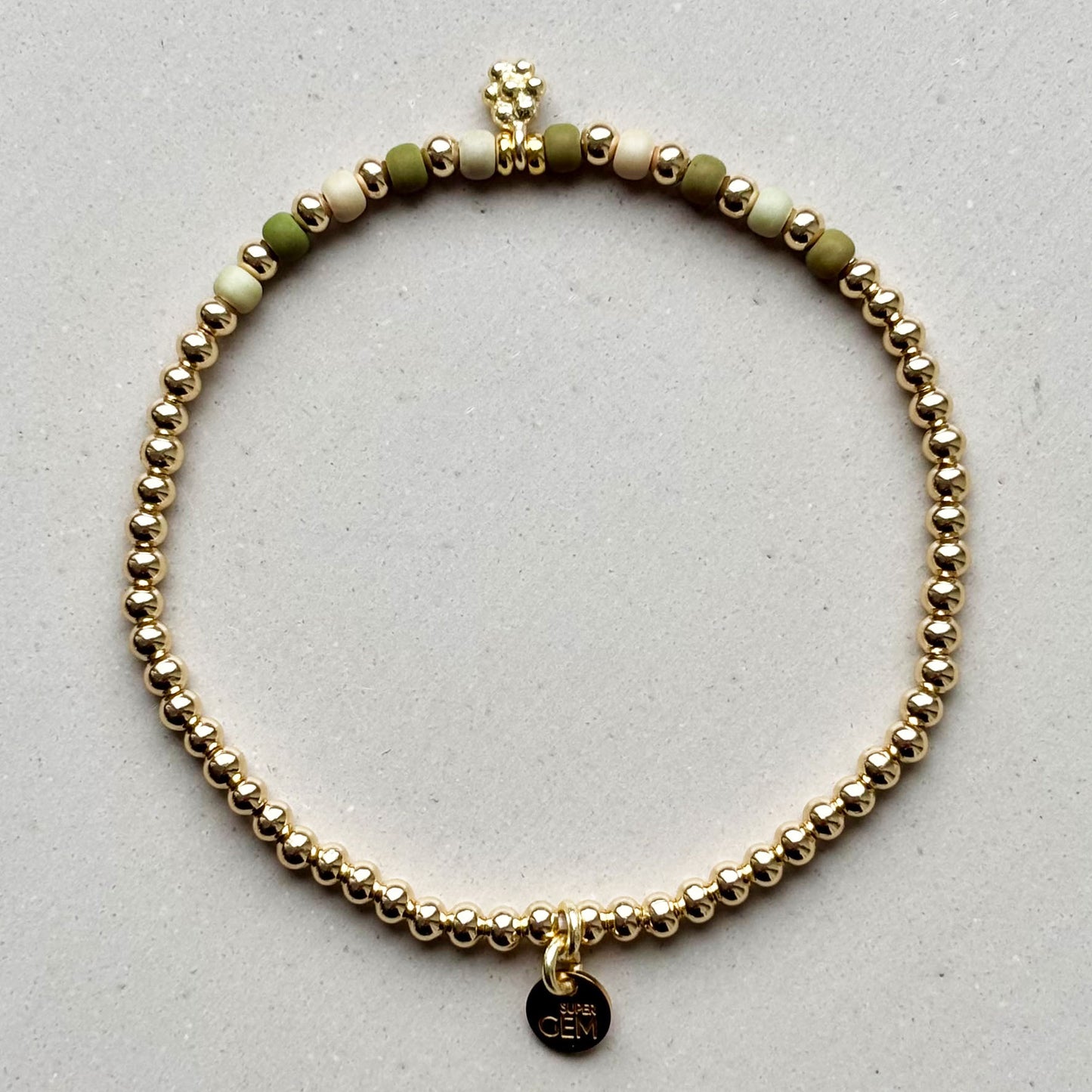 GOLDEN DOTS NEW OLIVE