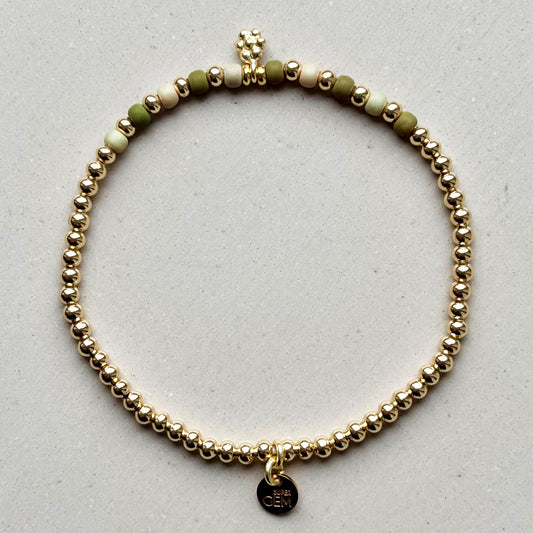 GOLDEN DOTS NEW OLIVE