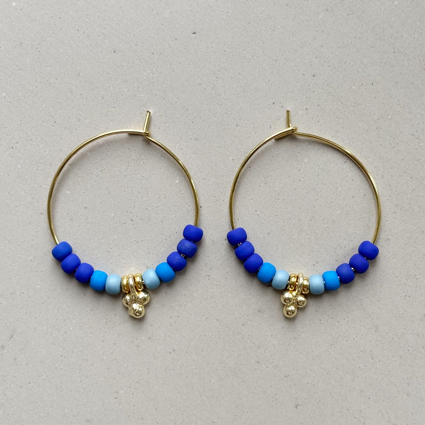 EARRINGS BLUE