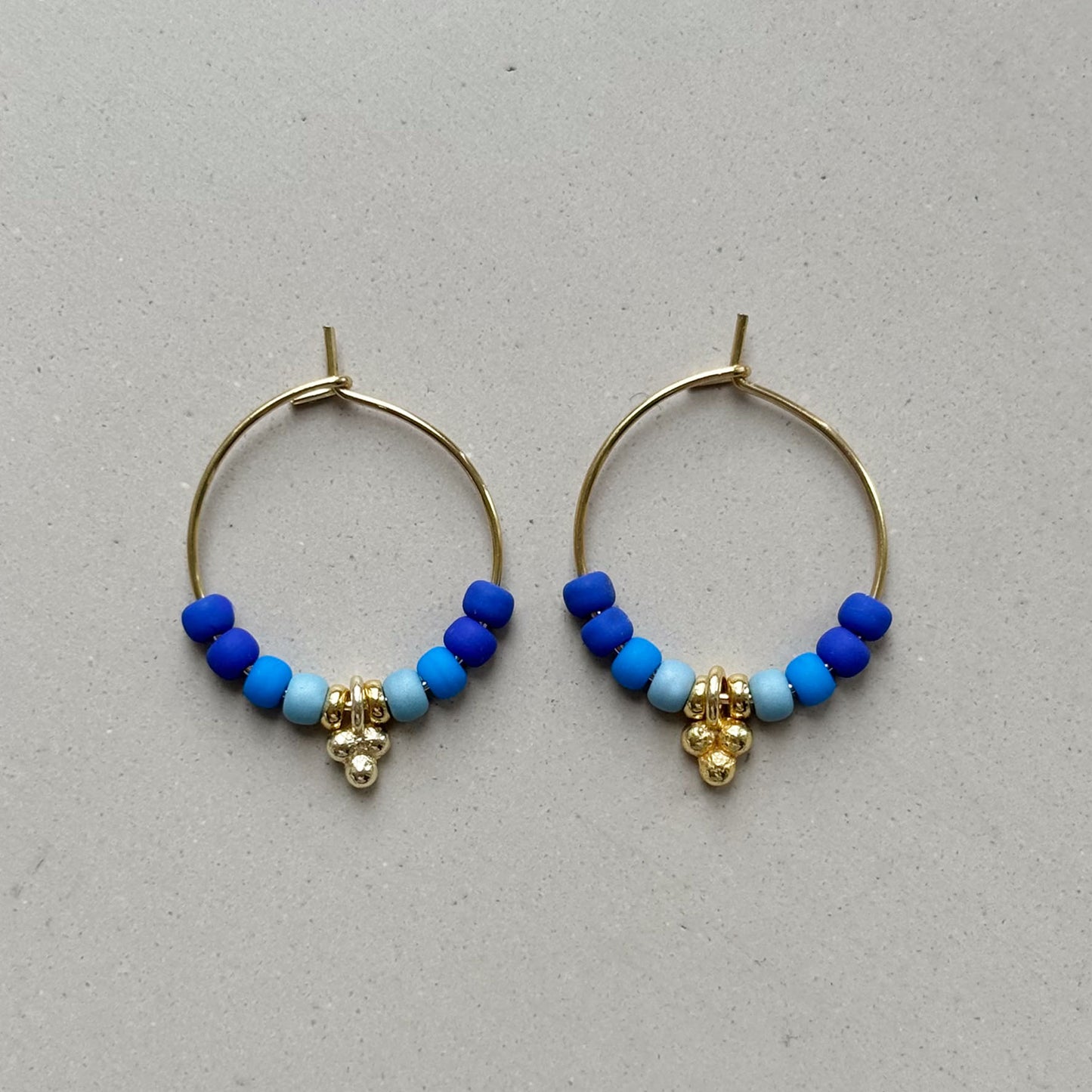 EARRINGS BLUE