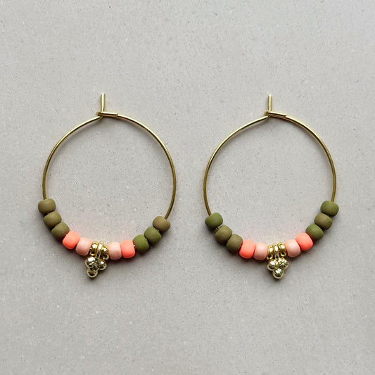 EARRINGS OLIVE
