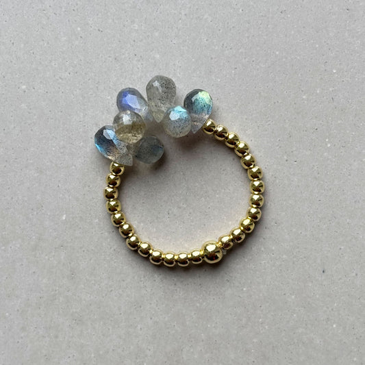 Ring Drops Light Grey