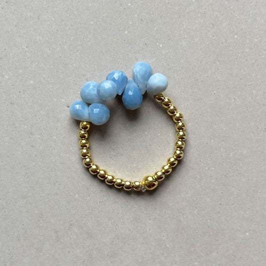 Ring Drops Light Blue