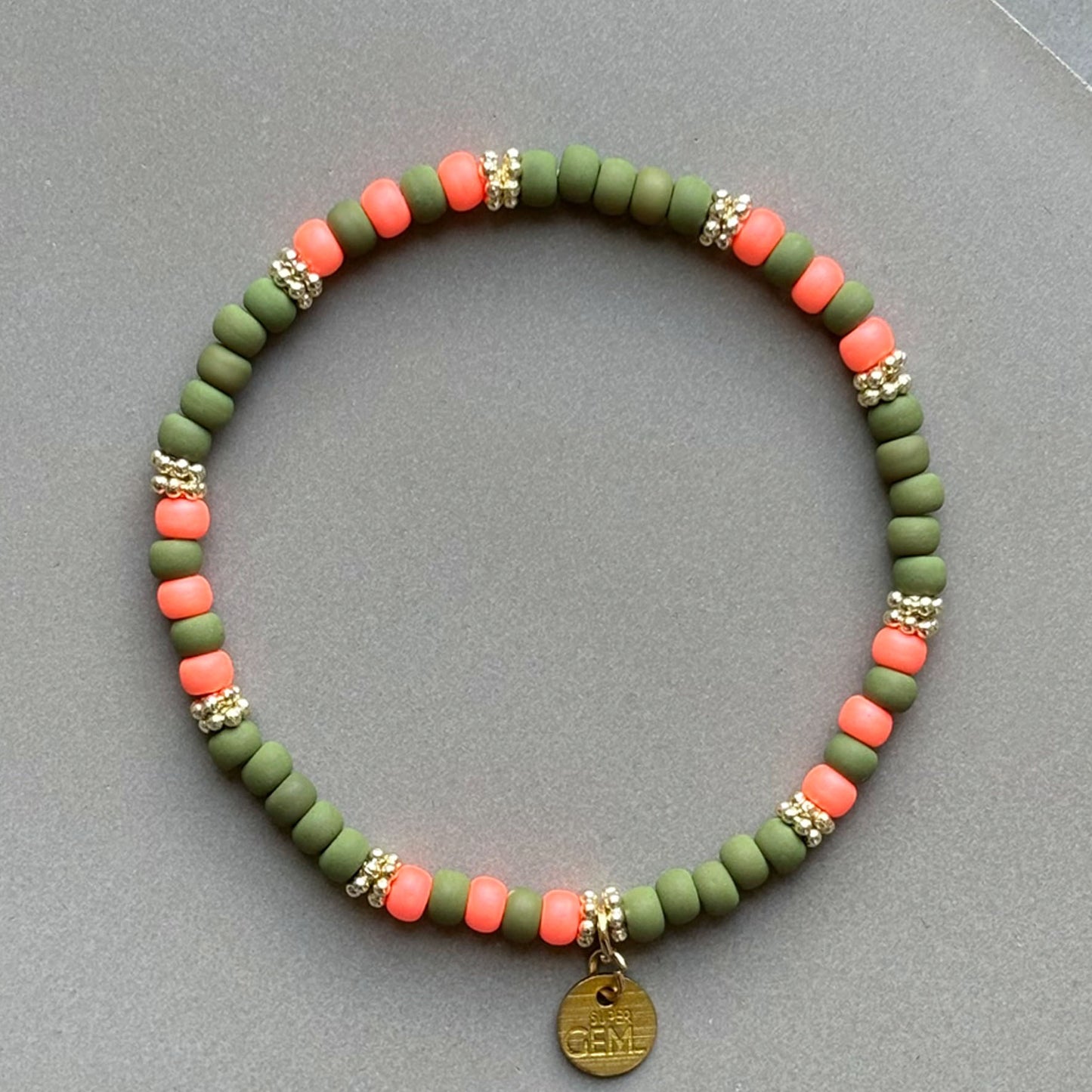 ROC STRIPE OLIVE FLAMINGO