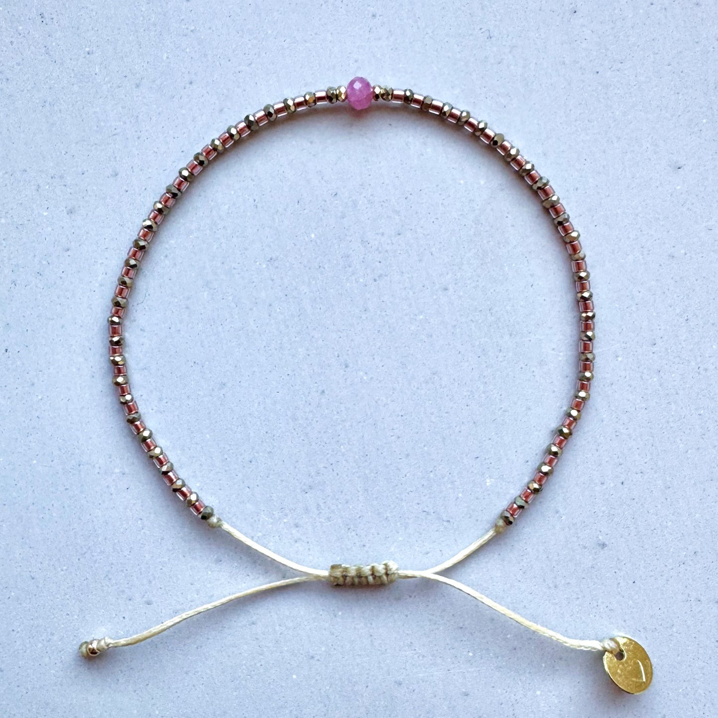 Fadenarmband Rosé
