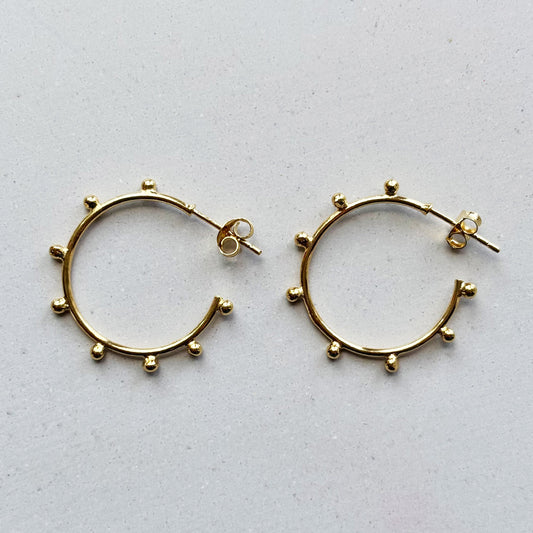 Delicate long chain earrings