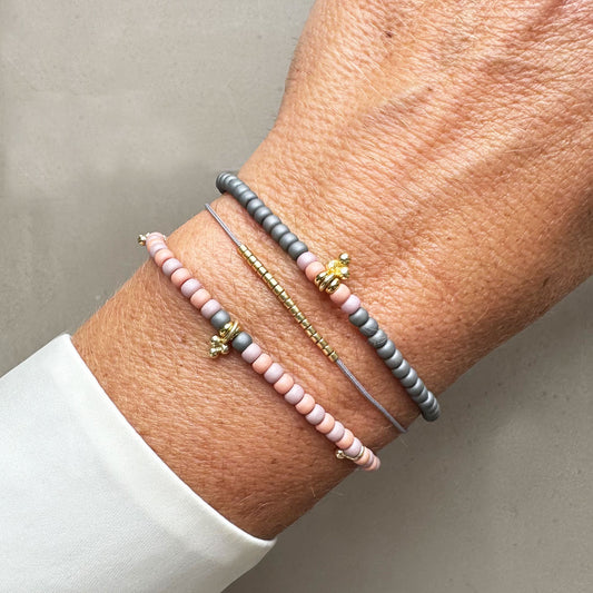 Fadenarmband Graphit