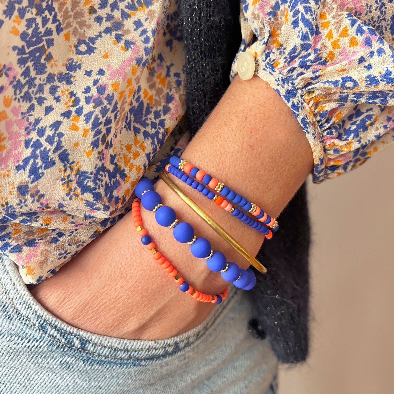 ROC STRIPE BLUE FLAMINGO